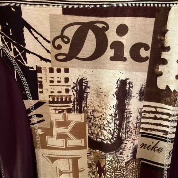 Casual or dress up dress, long sleeve, unique design, designed & made in France. - Picture 2 of 6